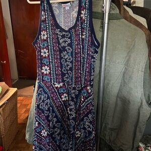 LuLaRoe Paisley and Floral Patterned Top
